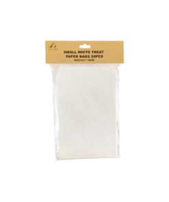 White Paper Treat Bag 12.7x18cm 20pc