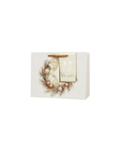 Wreath Horizontal Gift Bag M 23x10x18cm