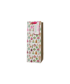 Christmas gift bag with design print