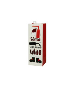 Christmas wine bag